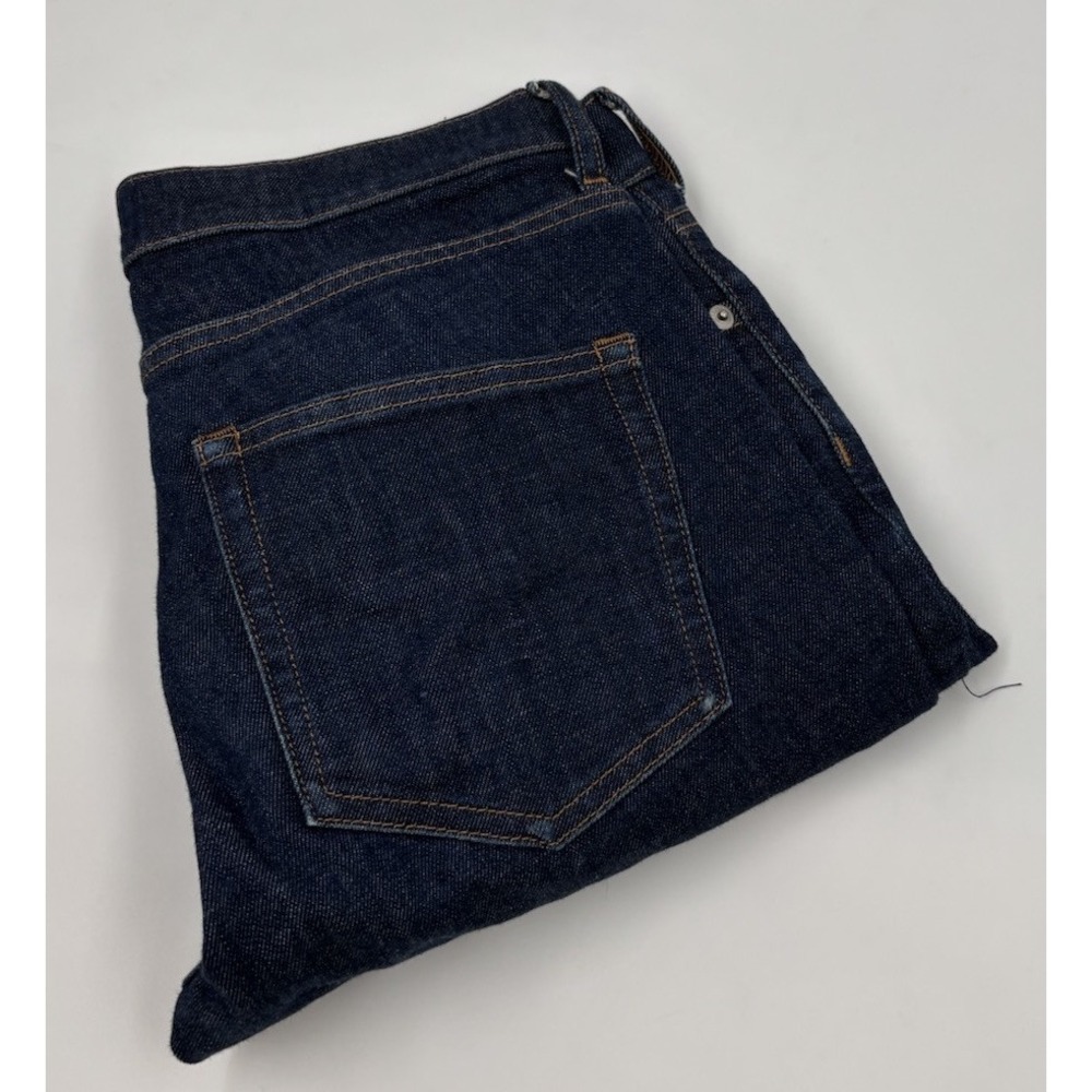 Everlane Womens 28 Ankle Dark Wash Straight Leg Blue Denim Jeans